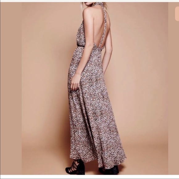 Free people animal instinct maxi dress SZ.10 - Picture 2 of 8